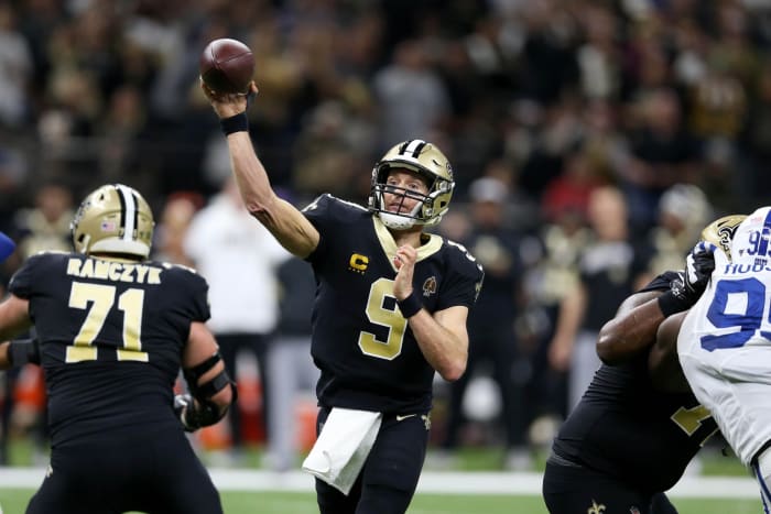 New Orleans Saints quarterback Drew Brees (9). Mandatory Credit: Chuck Cook-USA TODAY Sports